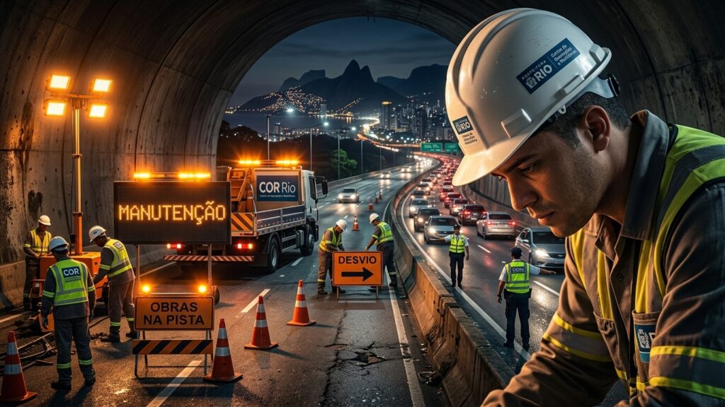 manutencao-viaria:-tuneis-e-elevado-do-rio-terao-interdicao-na-madrugada-de-quarta-para-quinta