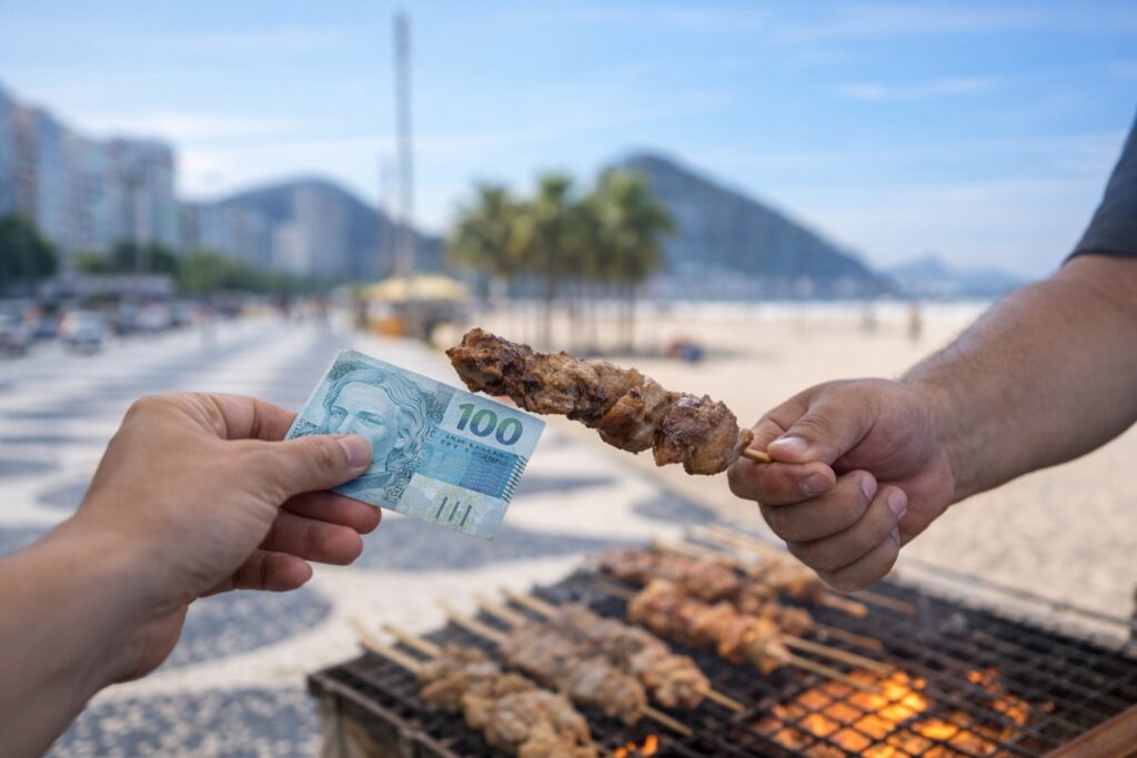 turista-e-surpreendida-ao-pagar-por-churrasquinho-no-rio